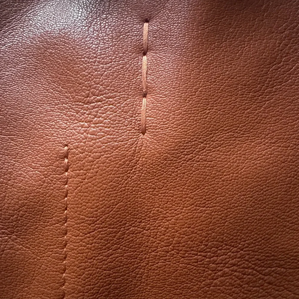 Lucky Brand slouchy leather shopper tote crossbody purse w/wristlet/wallet 🤎🧡 - Picture 5 of 15